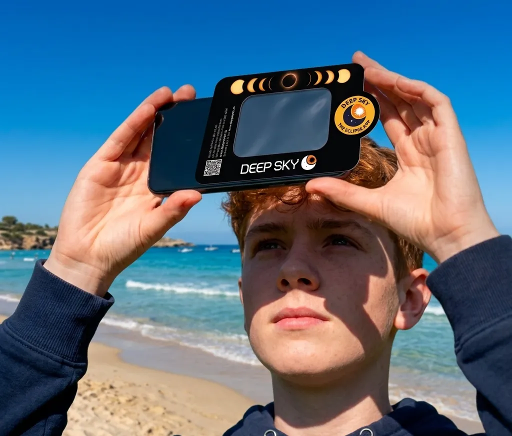filtres solaires éclipse pour smartphone